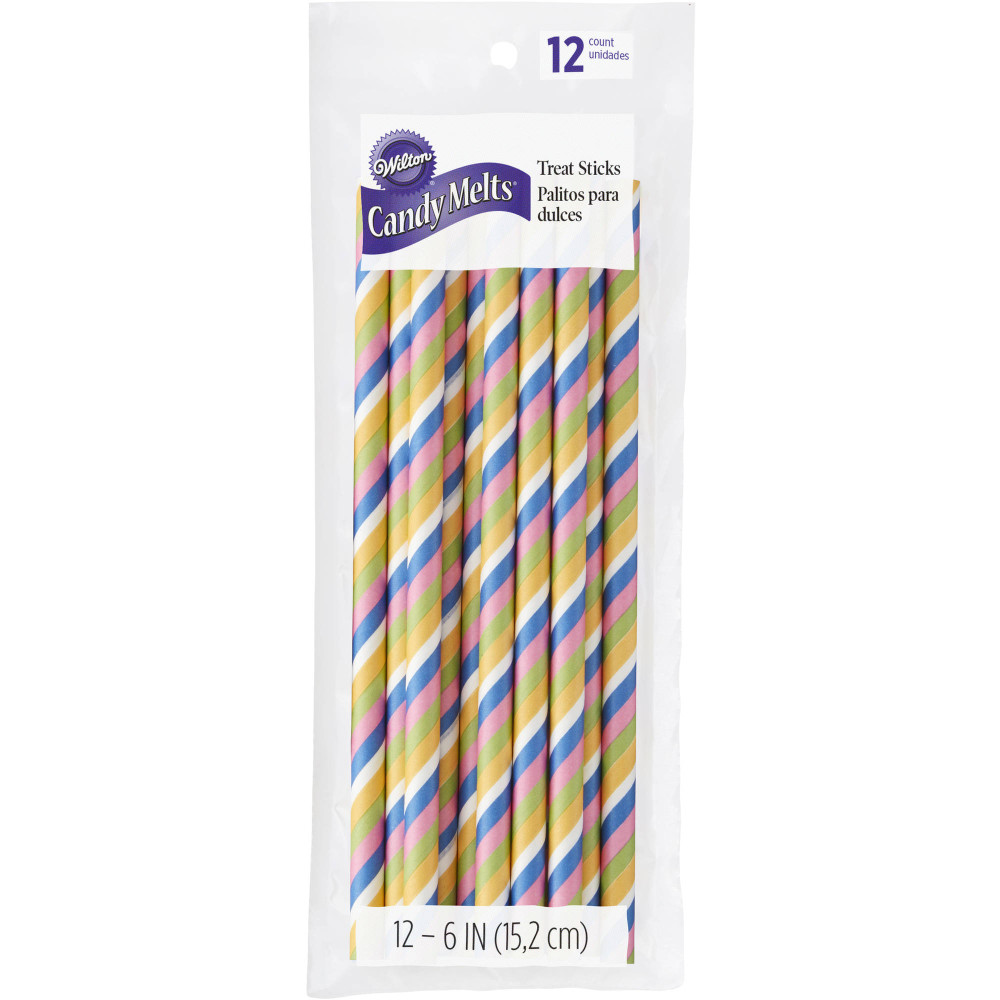 Palos pops dulces 6" x 12 Und