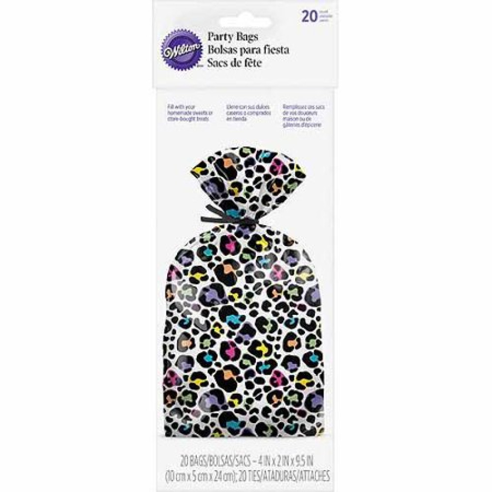 Bolsas para fiesta leopardo x 20 und