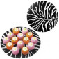 Doilies zebra x 16 und
