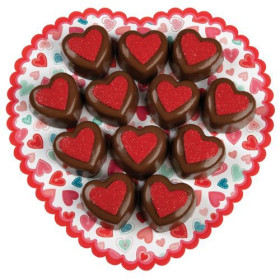 Doilies corazón x 4 pcs 