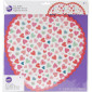 Doilies corazón x 4 pcs 