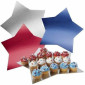 Bandeja estrella  x 3 und