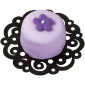 Doilies negras 10 cm