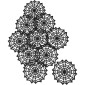Doilies telaraña x 10 unidades