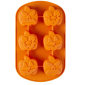 Molde de silicona calabazas x 6