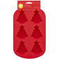 Molde silicona arbol navidad x 6 cav