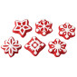 Molde galletas estrellas copo de nieve x 12 cavidades