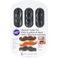 Molde para galletas de bigotes x 6 cav