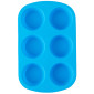 Molde silicona cupcake-muffin estándar x 6 cavidades