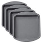 Juego de moldes cuadrados x 4