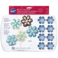 Molde silicona copo de nieve x 24 cav