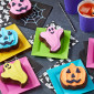 Molde fantasmas y calabaza x6