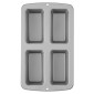 Molde mini pan x 4 cav