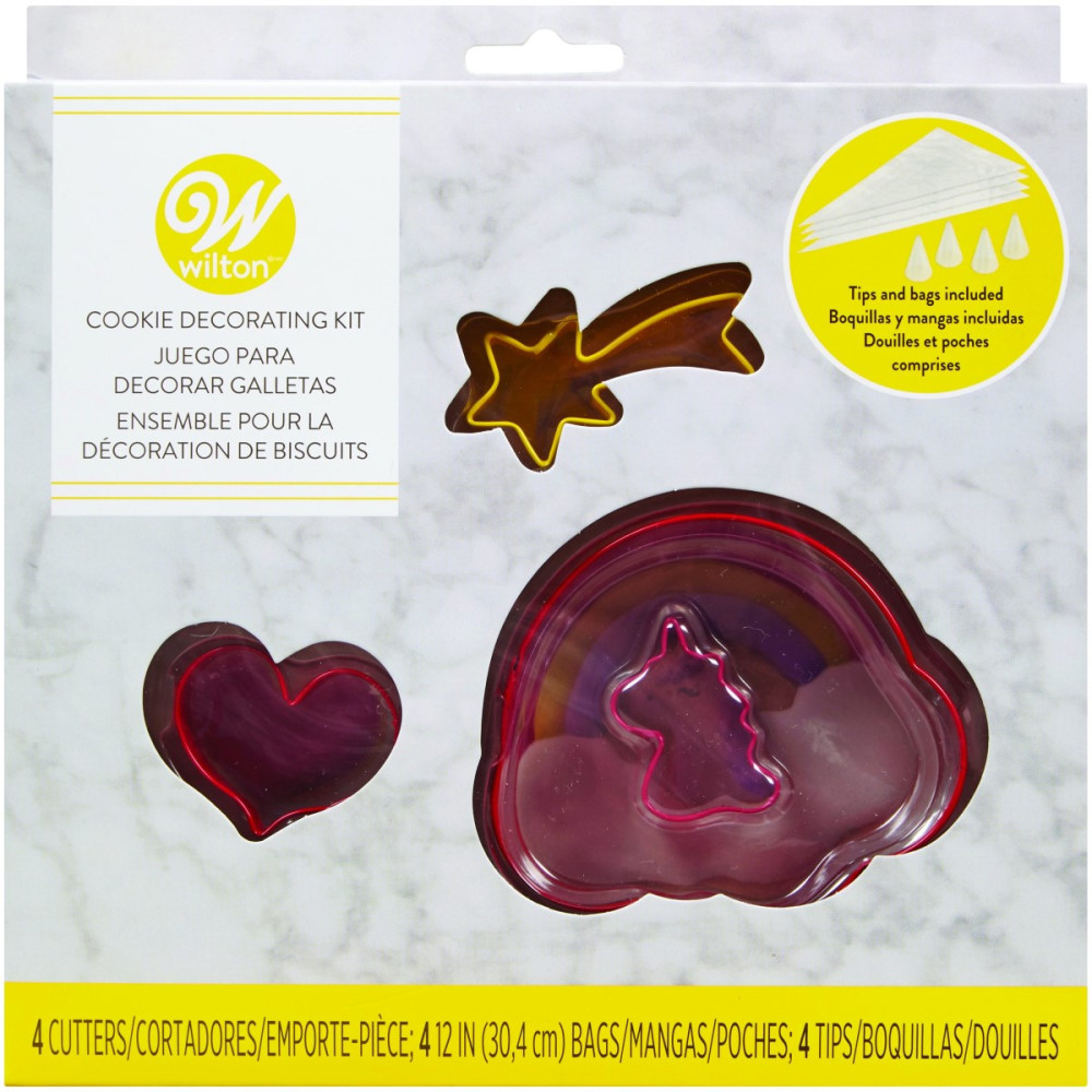 Kit deco unicornio x 12 pcs