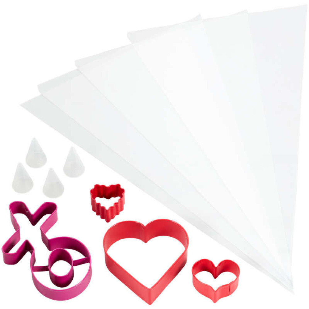 Kit para decorar galletas san valentin