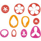 Juego cortadores de flores x 28 piezas