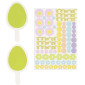 Picks pascua con stickers x 13 pcs