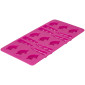 Molde silicona choco unicornio x 17 cav