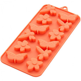 Molde silicona chocolate insectos x12