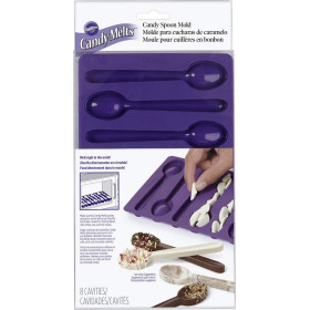 Molde choco silicona cucharas x 8 cav