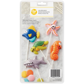 Molde chocolate animales marinos