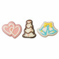 Molde chocolate matrimonio  x 6 cav
