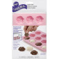 Molde silicona rosas x 12 cavidades