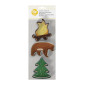 Cortadores animal aventurero x 3 pcs