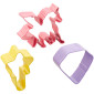 Cortadores unicornio y diamante x 3 pcs