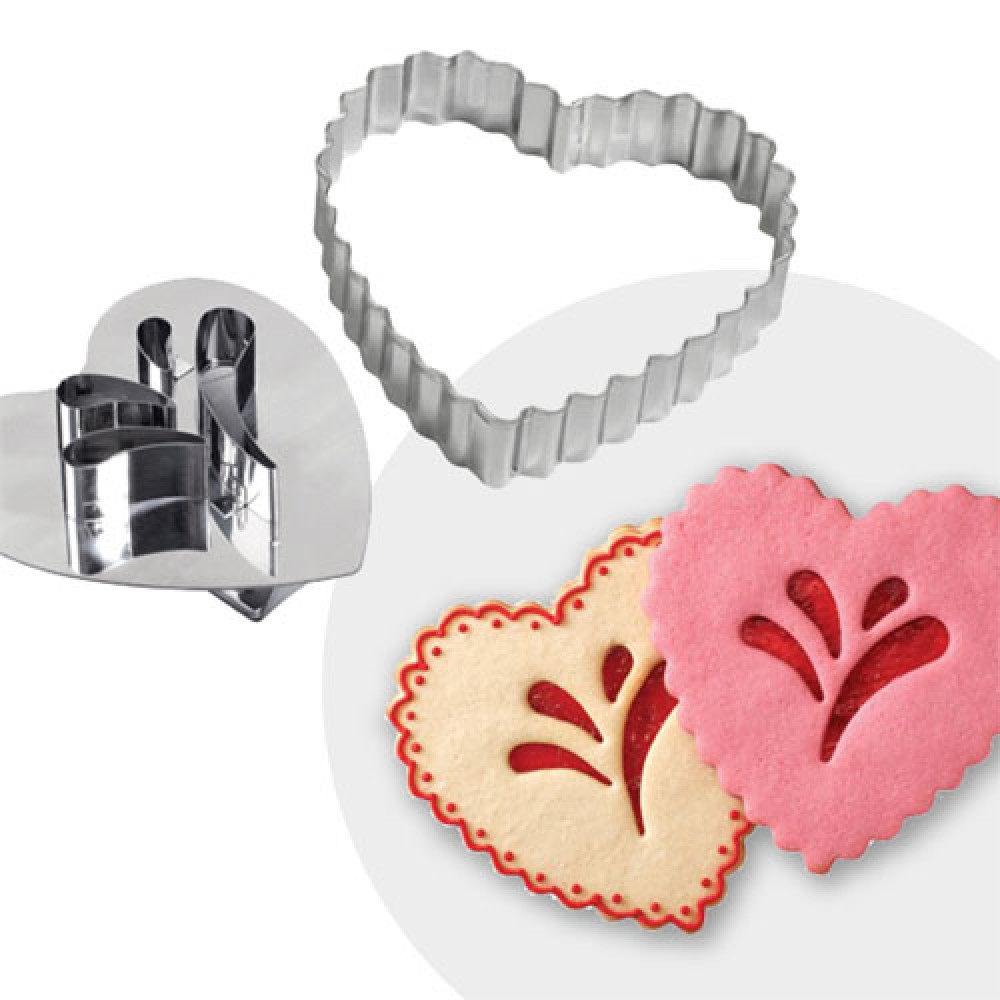 Linzer corazon x 2 pcs