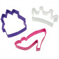 Cortadores de princesa  por 3 und