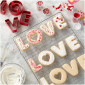 Cortador love x 4 pcs