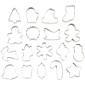 Set navideño de cortadores x 18 piezas