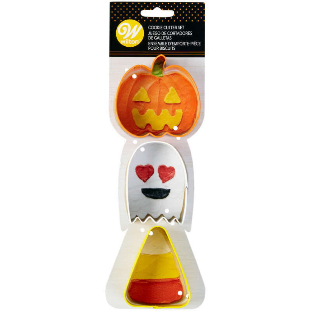 Cortador calabaza/fantasma/dulce x 3 und