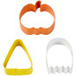 Cortador calabaza/fantasma/dulce x 3 und