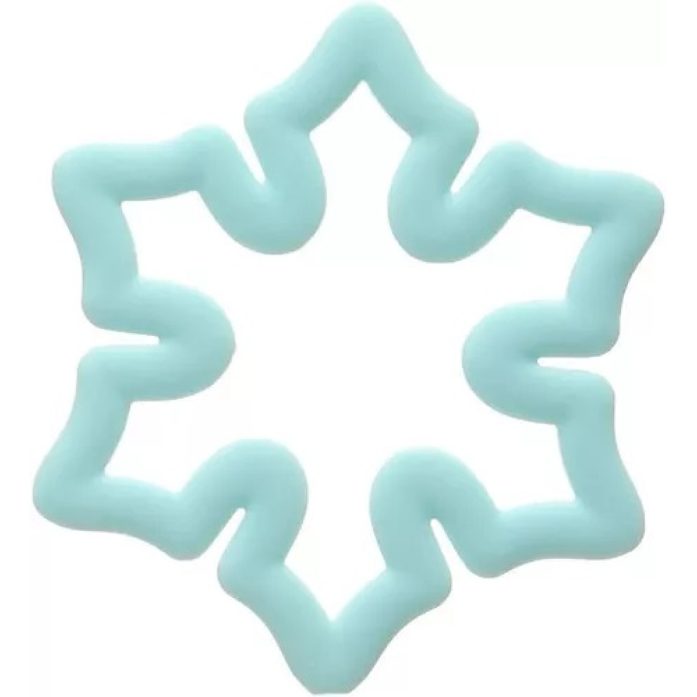 cortador copo nieve plastico