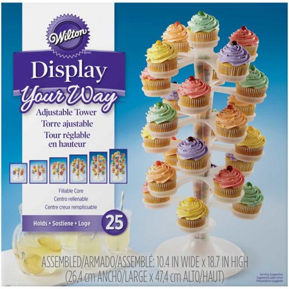 Soporte ajustable plastico para cupcakes