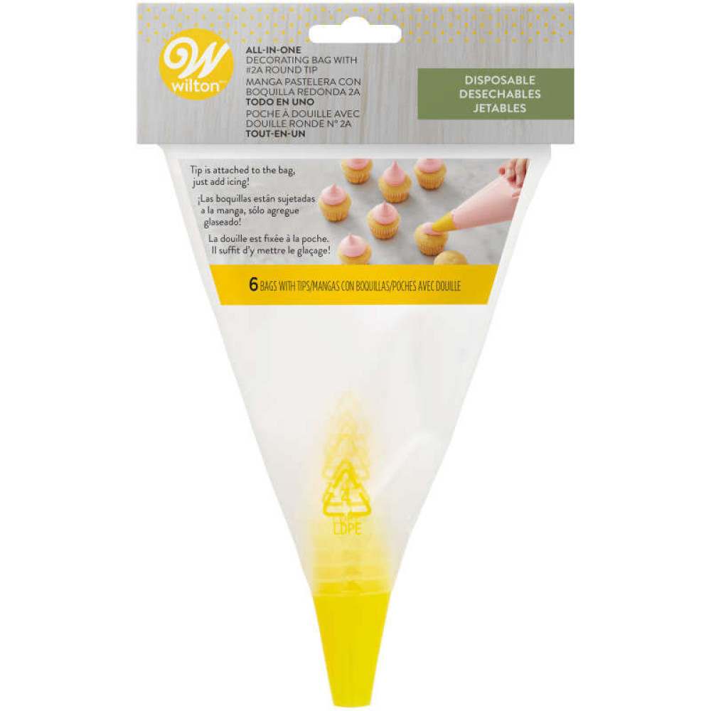 Set manga desechable y boquilla 2A x 6 und