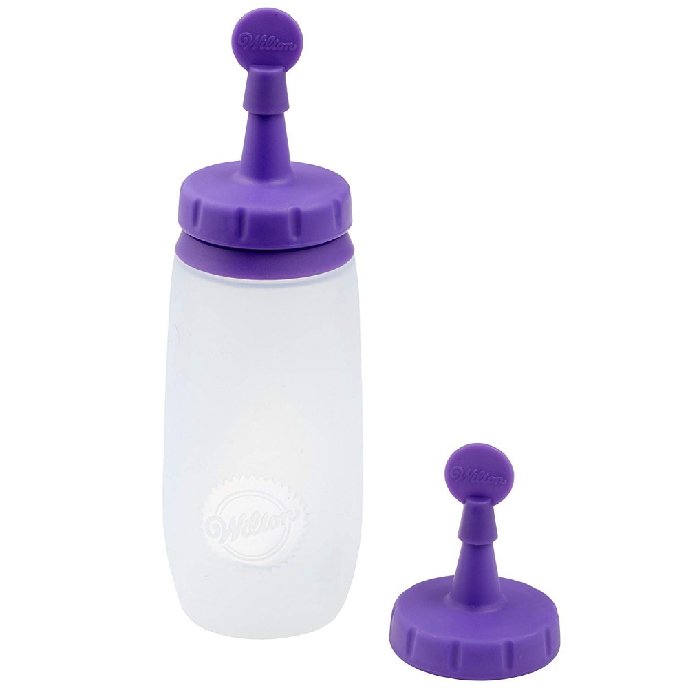 Botella decoración con glaseado
