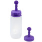 Botella decoración con glaseado