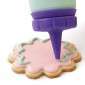 Botella decoración con glaseado