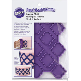 Molde de silicona trellis en fondant 