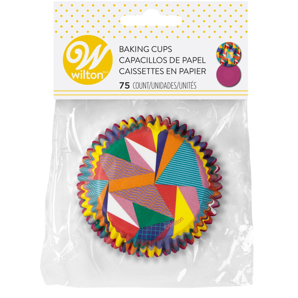 Capacillos geometricos x 75 unidades