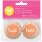 Capacillos love corazones x 100 und