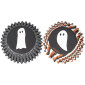 Capacillo mini fantasmas x 100 und