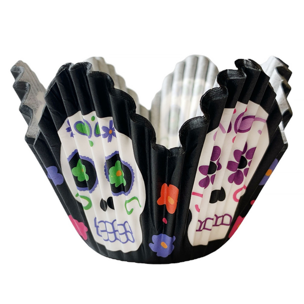 Capacillos dia de los muertos  x 24 und