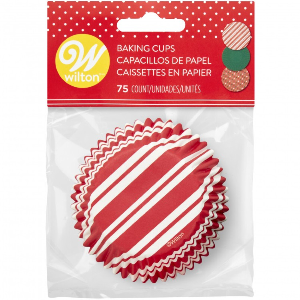 Capacillos rallas navidad x 75 und