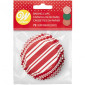 Capacillos rallas navidad x 75 und