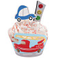 Envolturas para cupcake Carrito + Picks x 12 unidades