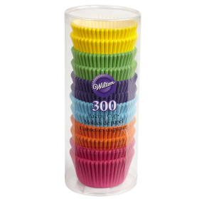 Capacillos colores brillantes arcoíris x 300 unidades